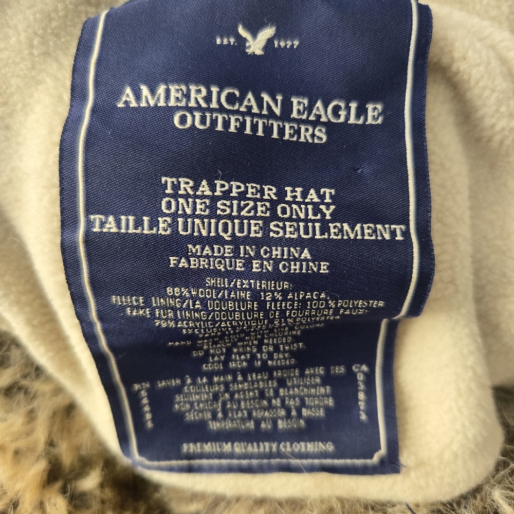 American Eagle Trapper hat